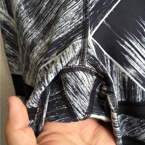 Lululemon High Times Pant Black and White Patterned Leggings - Picture 7 of 10